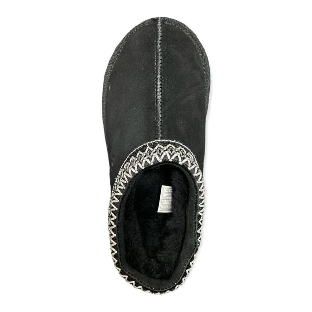 UGG Women's Suede Slip On Tasman Foam Indoor/Outdoor Slipper - Black - Picture 2 of 3